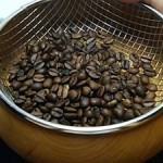 焙煎仕立てのコーヒー豆